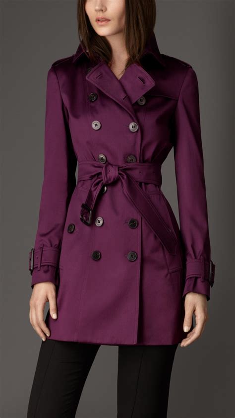 burberry dark purple coat|burberry trench coat for petite.